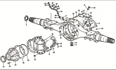 Мост задний в сборе